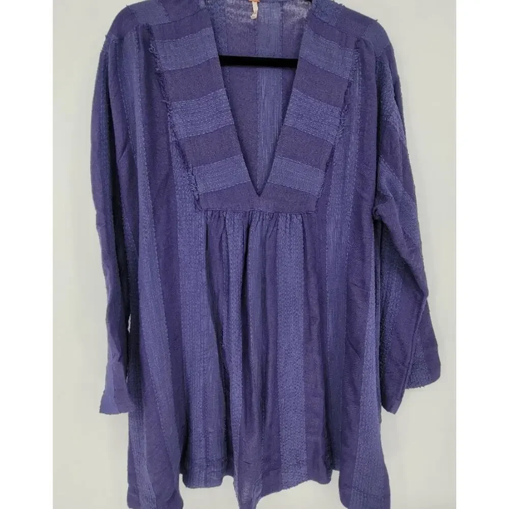 Free People Feels Like Sunshine Tunic Blue Depth. Small